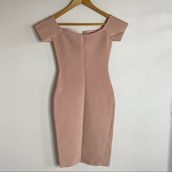 Few Moda Blush Bodycon Mini Dress - Picture 5 of 11